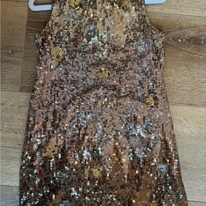 Crewcuts Gold Sequin Dress